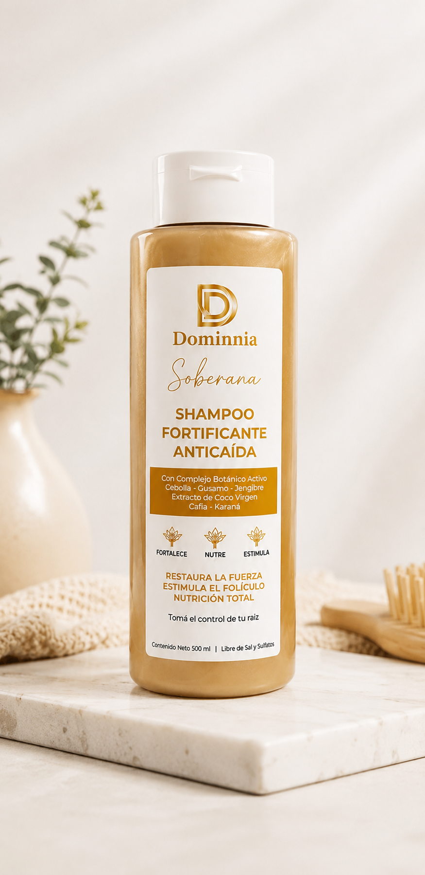 Shampoo Soberana - Anticaída y Crecimiento (500ml)