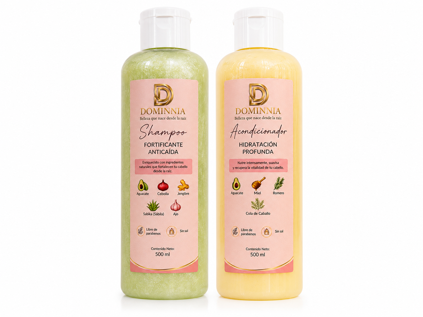 Kit Dúo Soberana (Shampoo + Acondicionador 500 ml).