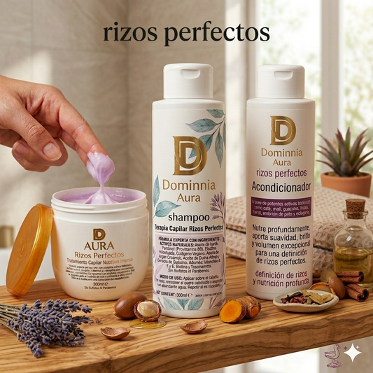 Rutina Rizos Perfectos en 3 pasos
