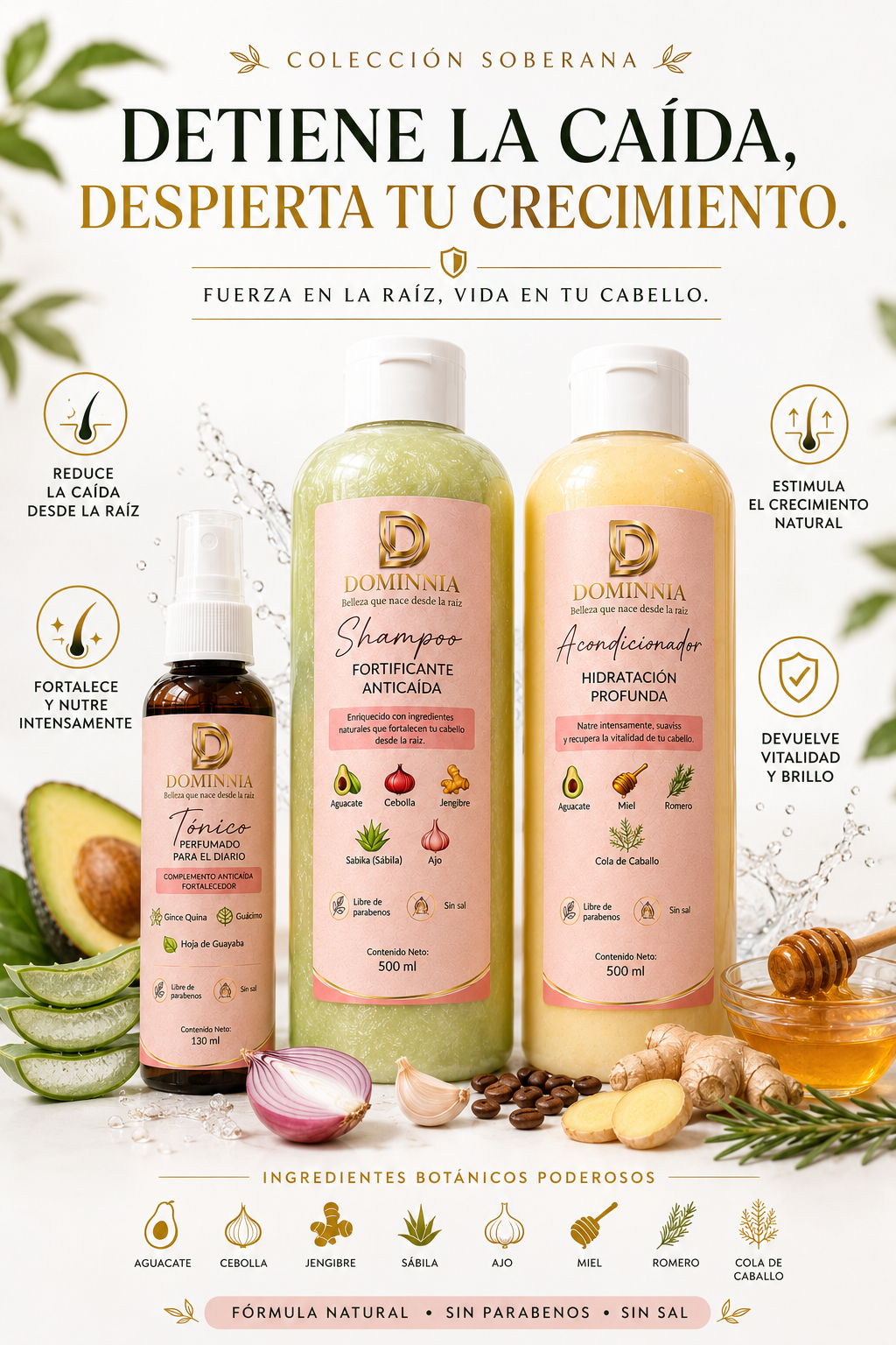 Colección Soberana Anticaída 500 ml