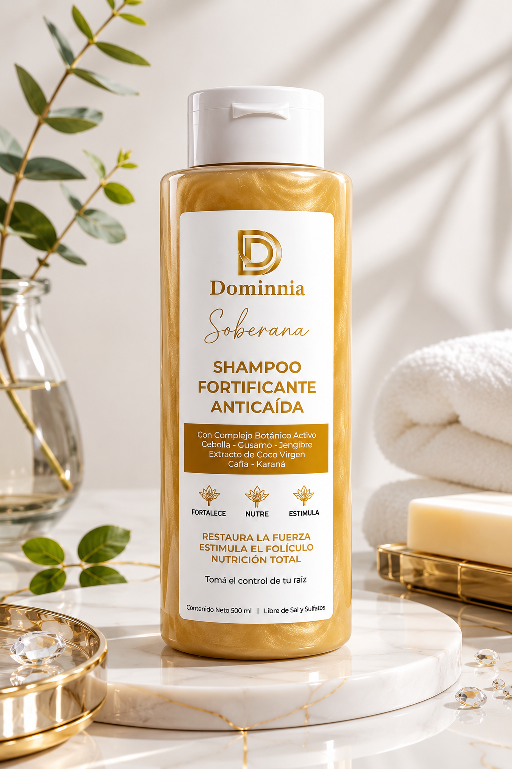 Shampoo Soberana - Anticaída y Crecimiento (500ml)