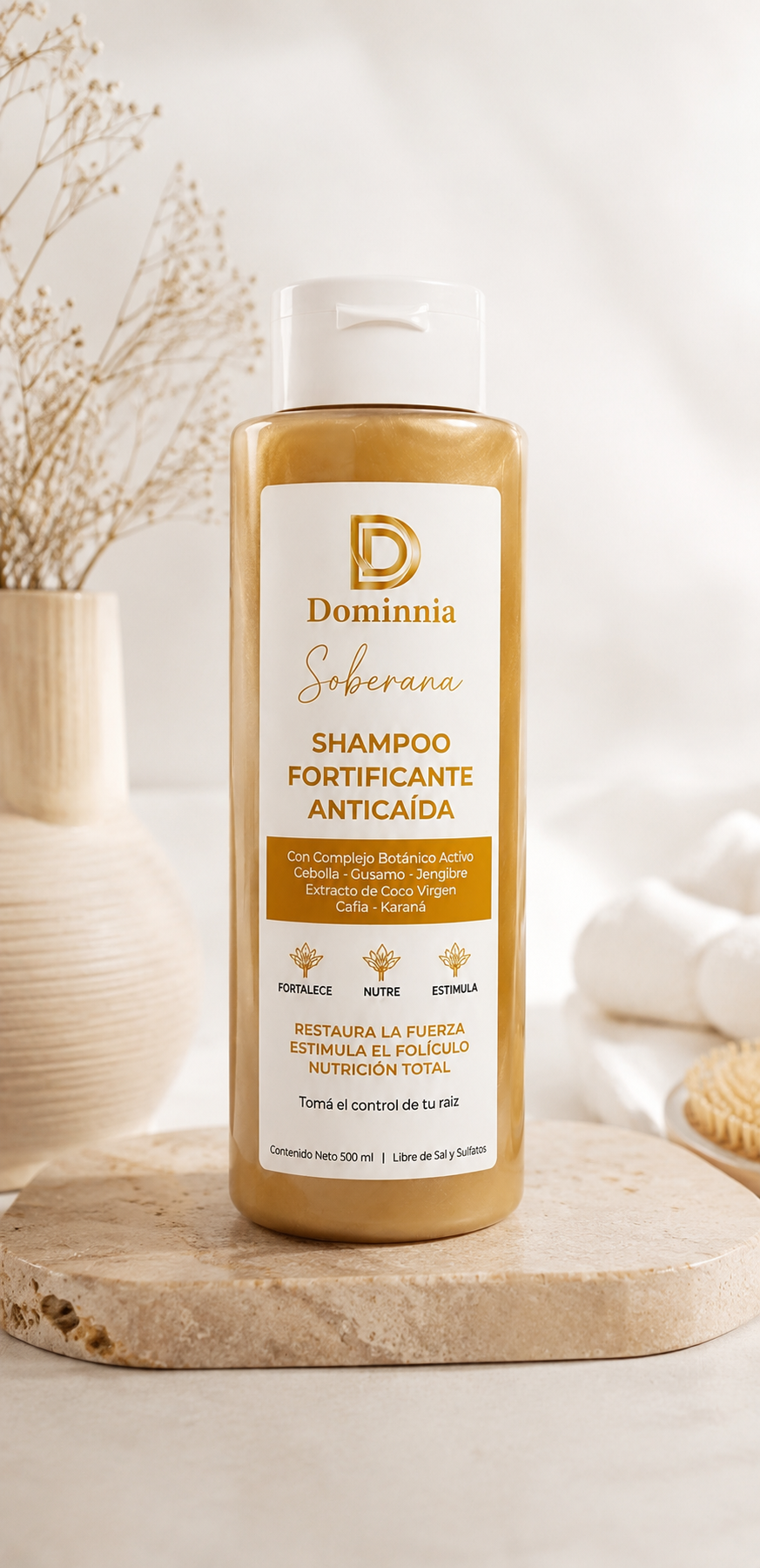 Shampoo Soberana - Anticaída y Crecimiento (500ml)